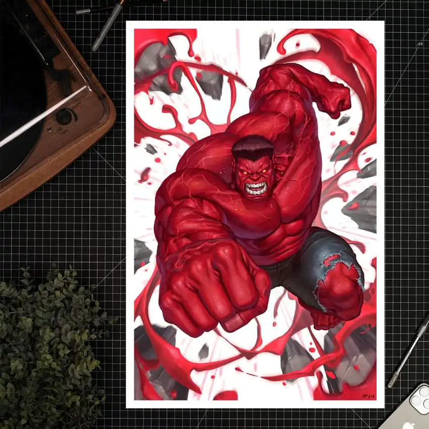 Marvel Red Hulk #1 Art Print Red Hulk 61 x 41 cm - bez rámu produktová fotografia