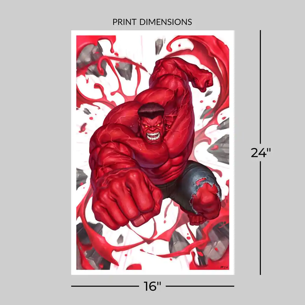 Marvel Red Hulk #1 Art Print Red Hulk 61 x 41 cm - bez rámu produktová fotografia
