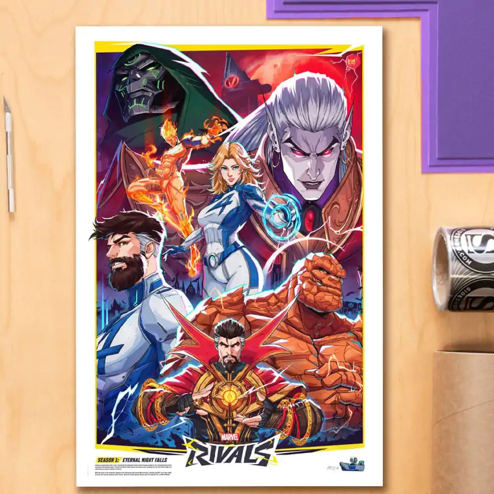 Marvel Rivals Art Print Večná noc Falls 61 x 41 cm - bez rámu produktová fotografia