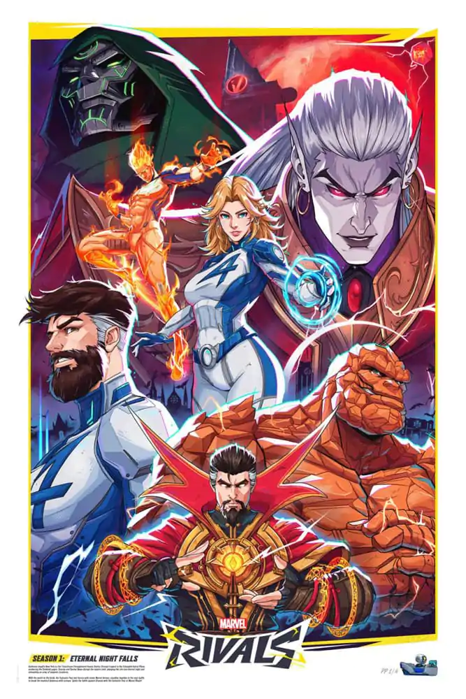 Marvel Rivals Art Print Večná noc Falls 61 x 41 cm - bez rámu produktová fotografia