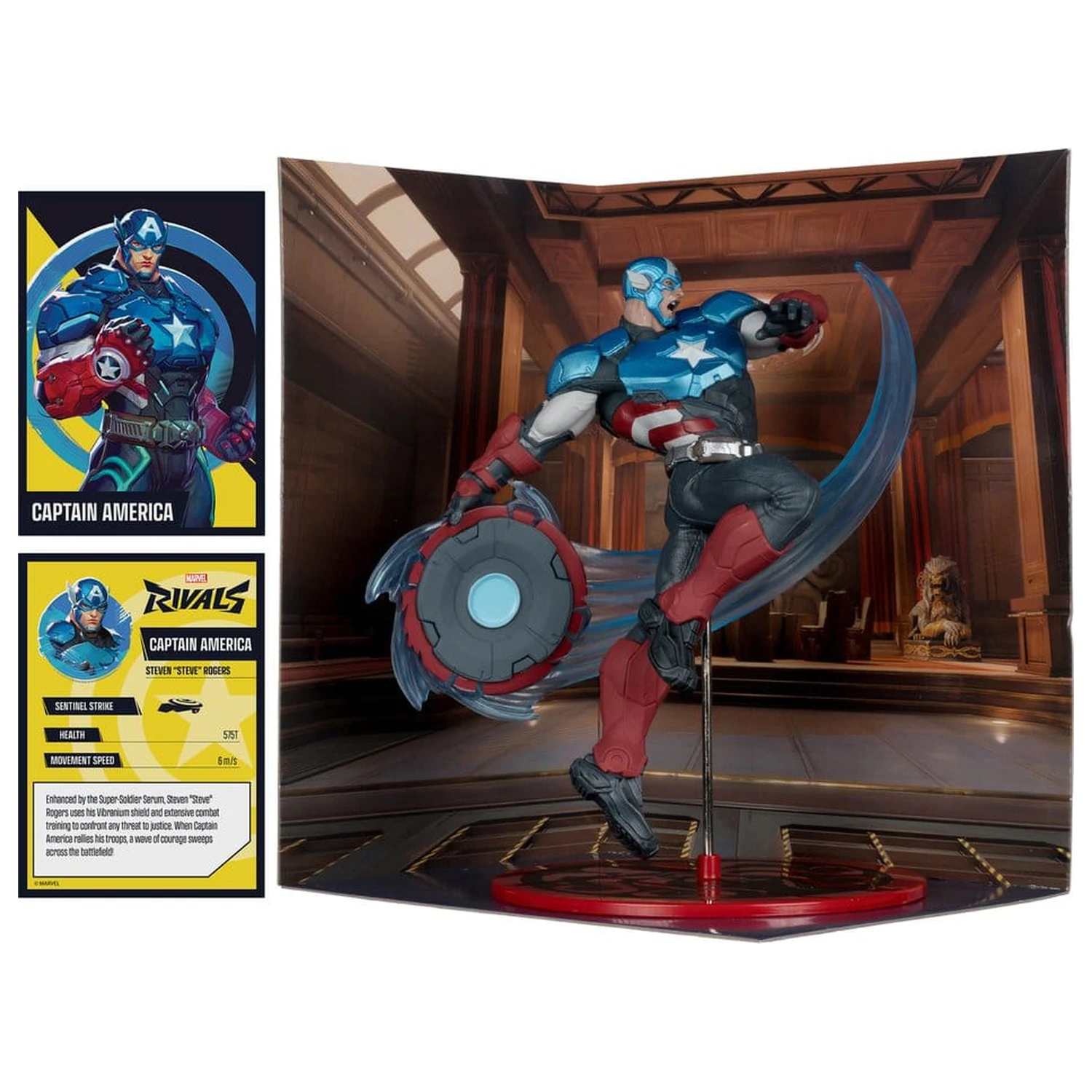Marvel Rivals Collection 1/10 akčná figúrka Captain America 20 cm produktová fotografia
