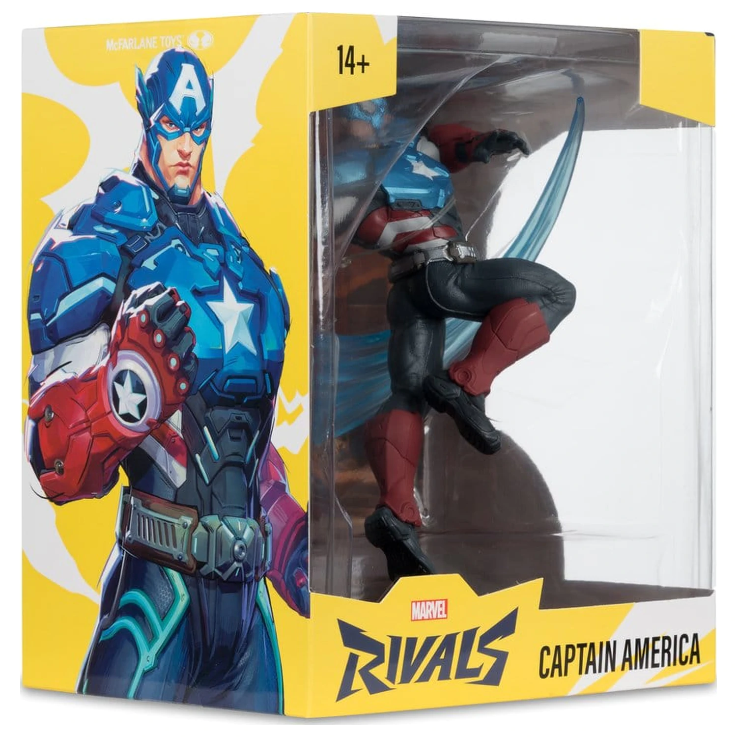 Marvel Rivals Collection 1/10 akčná figúrka Captain America 20 cm produktová fotografia