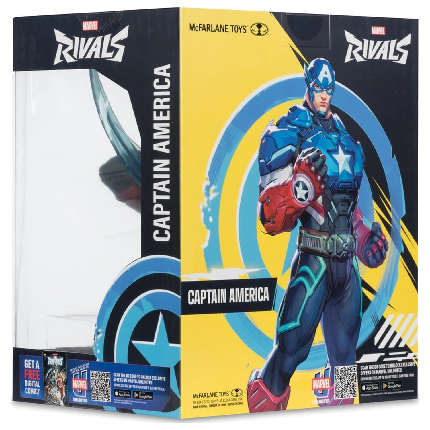 Marvel Rivals Collection 1/10 akčná figúrka Captain America 20 cm produktová fotografia