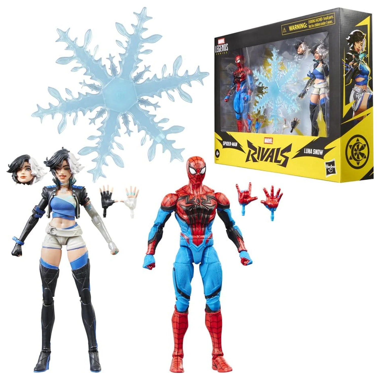 Marvel Rivals Marvel Legends akčná figúrka balenie 2 kusov Spider-Man & Luna Snow 15 cm produktová fotografia