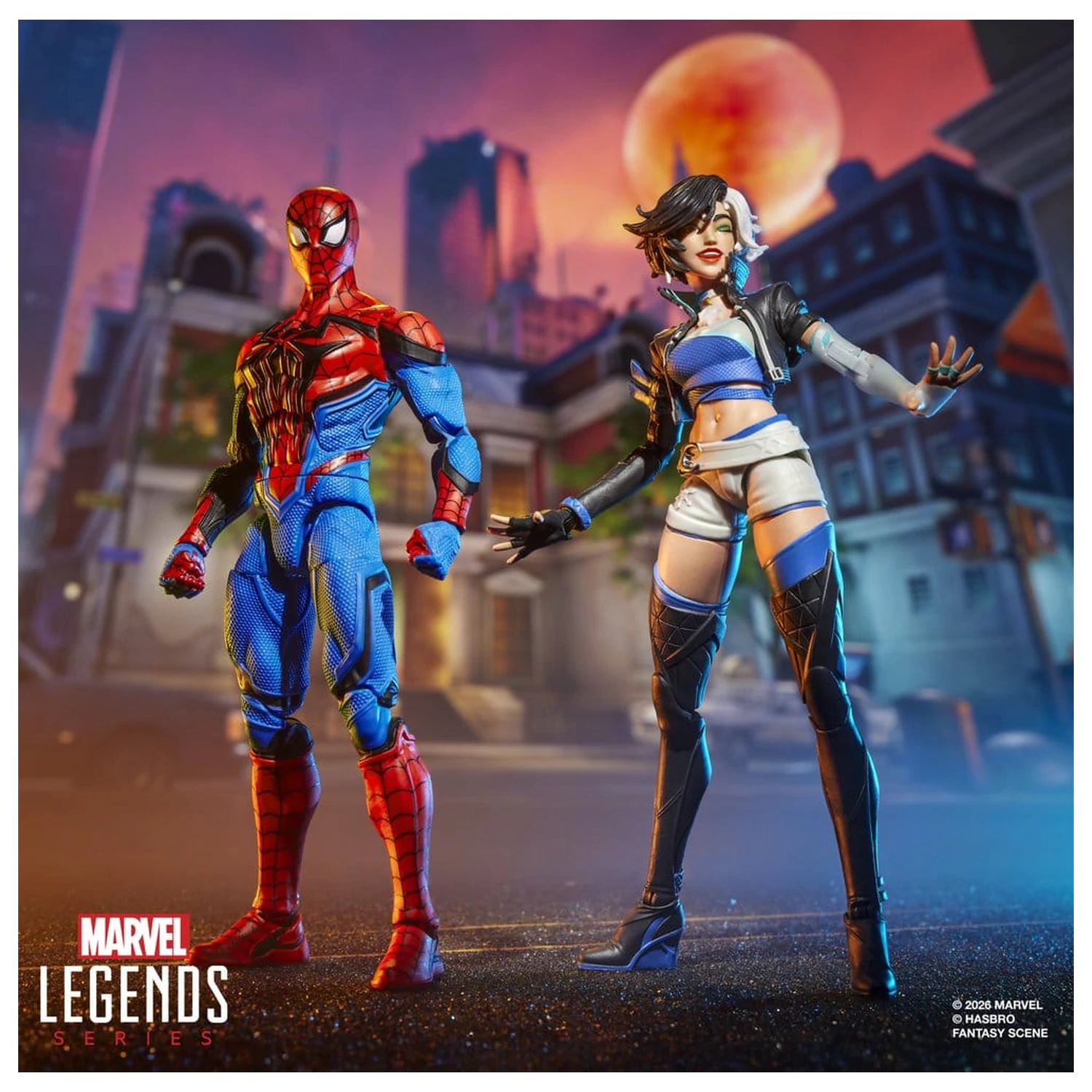 Marvel Rivals Marvel Legends akčná figúrka balenie 2 kusov Spider-Man & Luna Snow 15 cm produktová fotografia