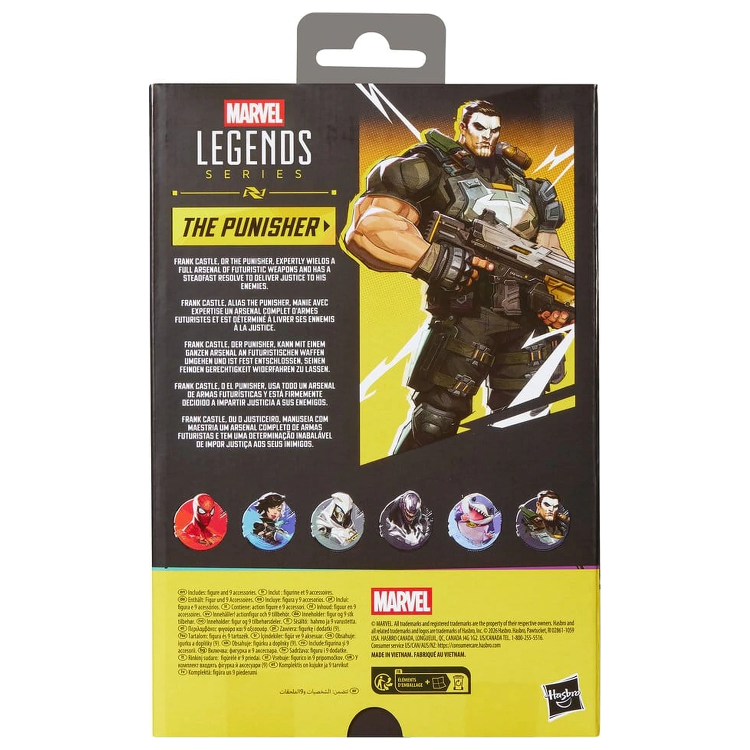 Marvel Rivals Marvel Legends akčná figúrka The Punisher 15 cm produktová fotografia