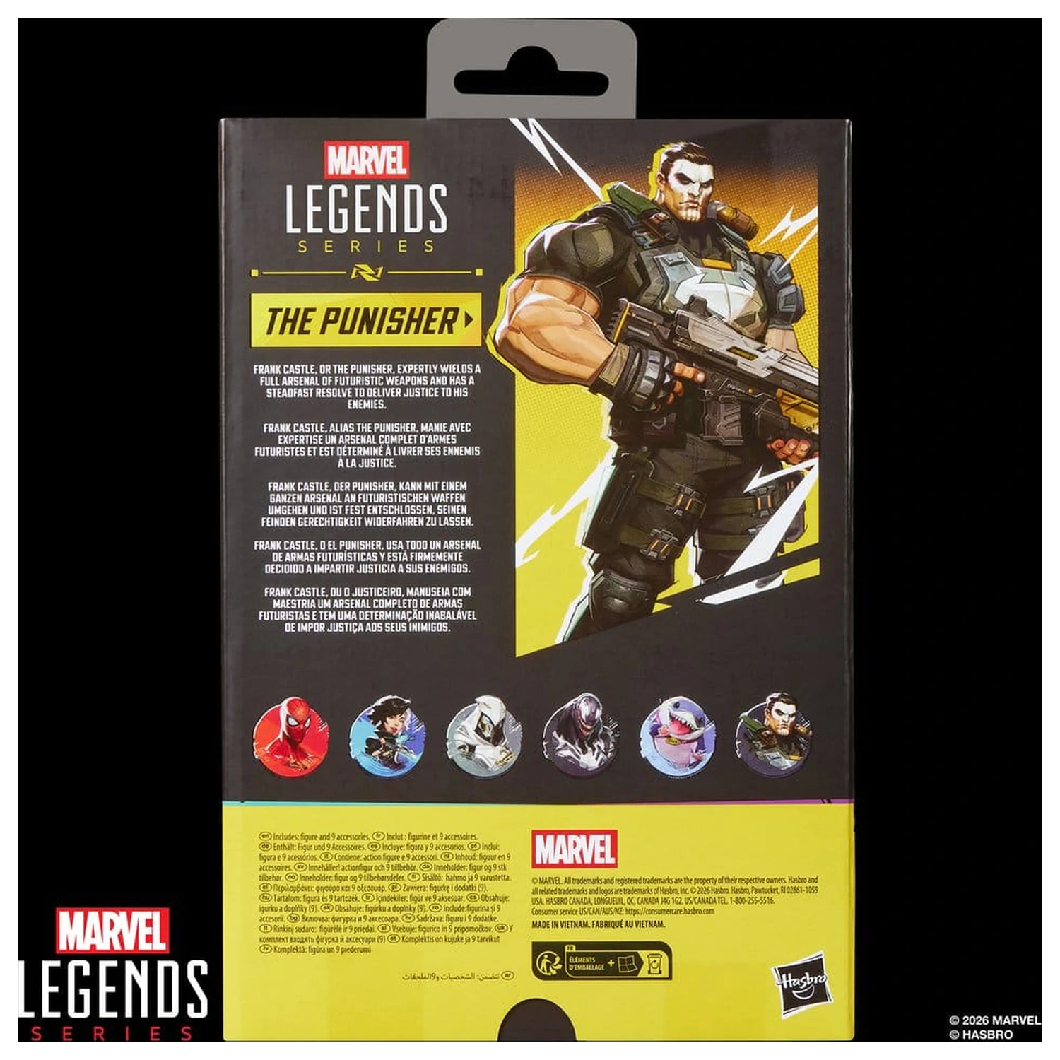 Marvel Rivals Marvel Legends akčná figúrka The Punisher 15 cm produktová fotografia