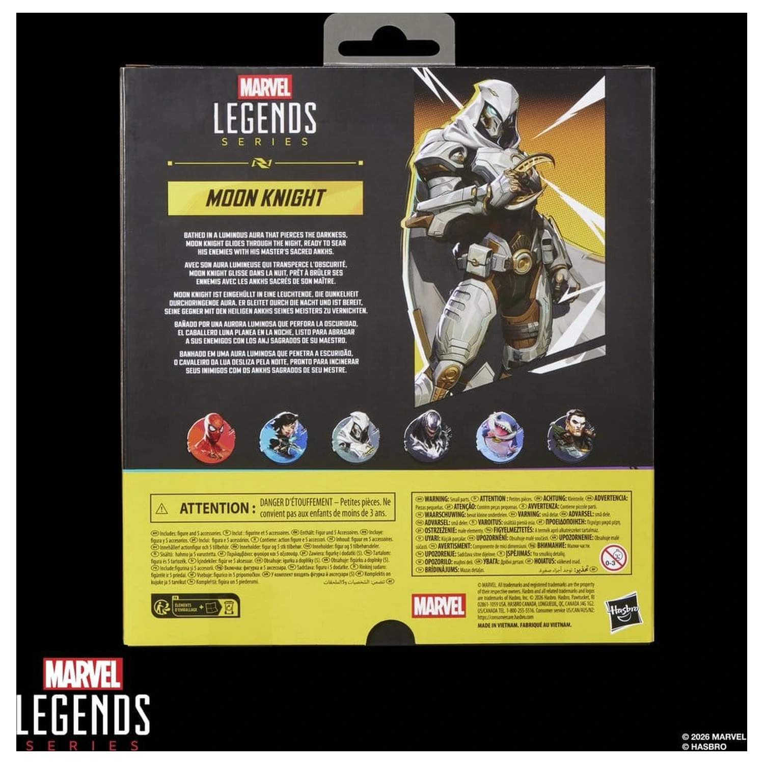 Marvel Rivals Marvel Legends akčná figúrka Moon Knight 15 cm produktová fotografia
