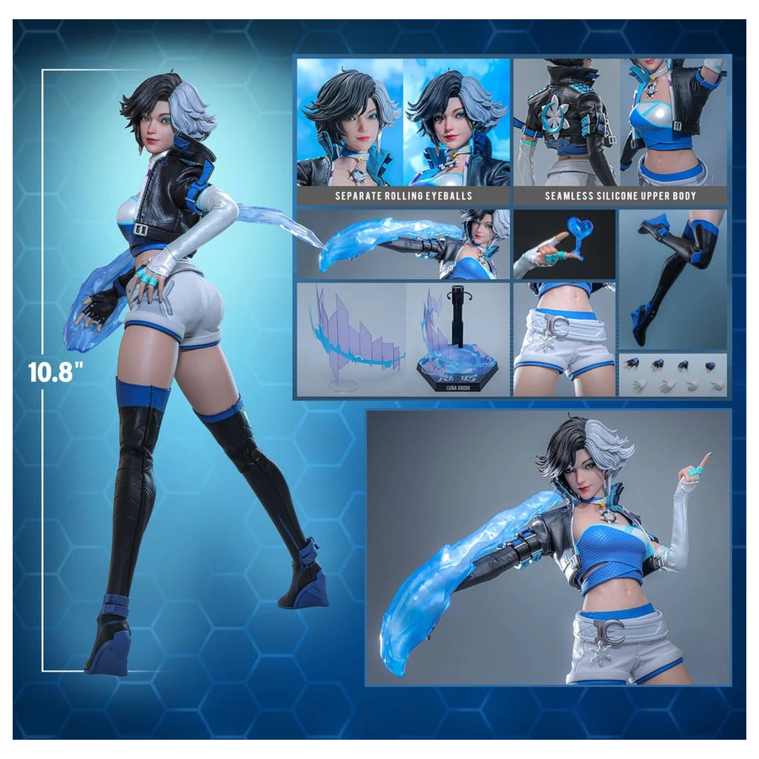 Marvel Rivals Videogame Masterpiece Akčná figúrka 1/6 Luna Snow 28 cm produktová fotografia