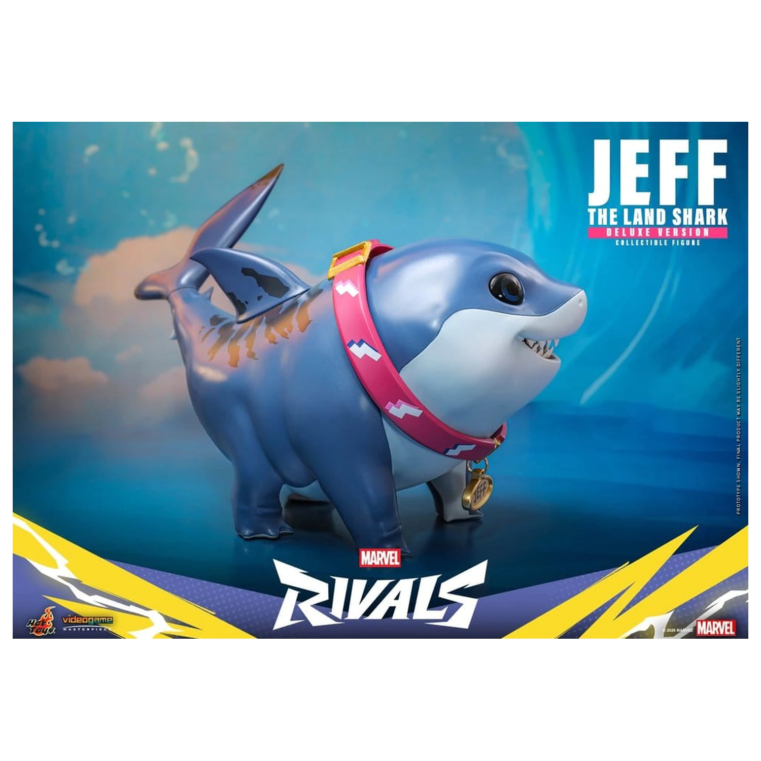 Marvel Rivals Videogame Masterpiece Series akčná figúrka Jeff the Land Shark 11 cm produktová fotografia