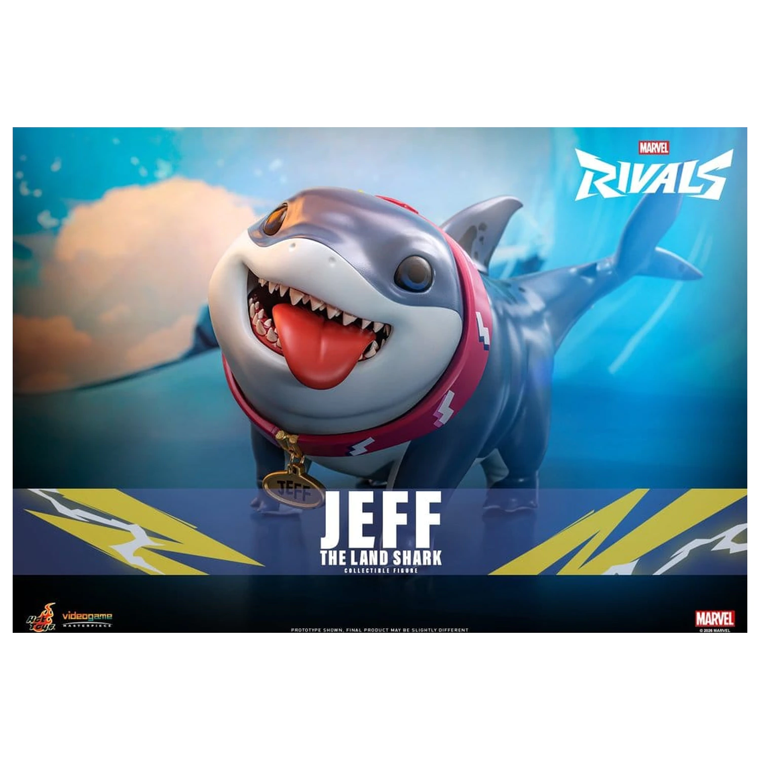 Marvel Rivals Videogame Masterpiece Series akčná figúrka Jeff the Land Shark 11 cm produktová fotografia