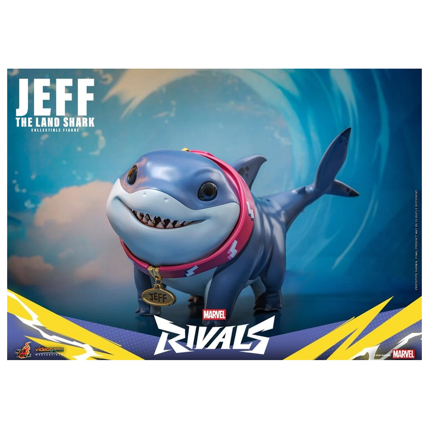 Marvel Rivals Videogame Masterpiece Series akčná figúrka Jeff the Land Shark 11 cm produktová fotografia