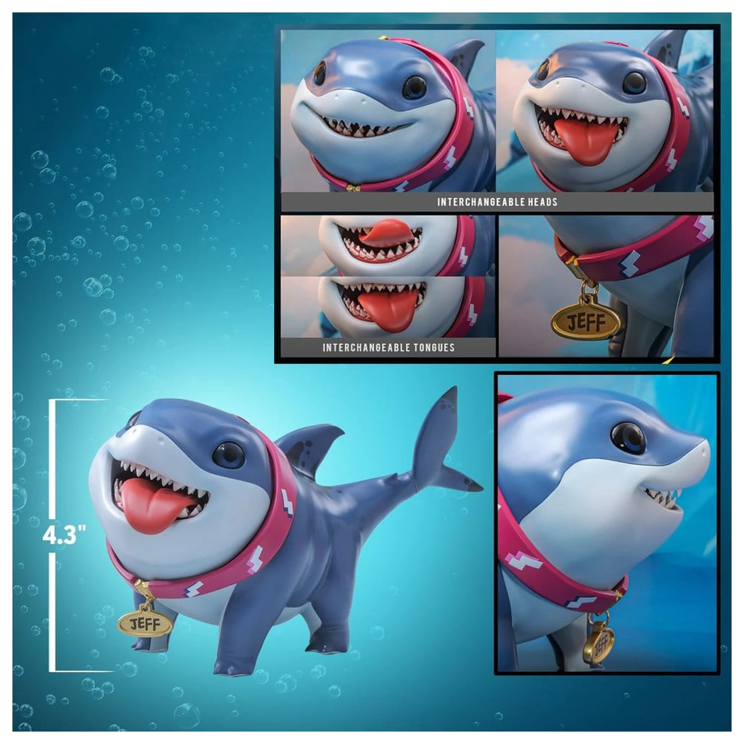 Marvel Rivals Videogame Masterpiece Series akčná figúrka Jeff the Land Shark 11 cm produktová fotografia