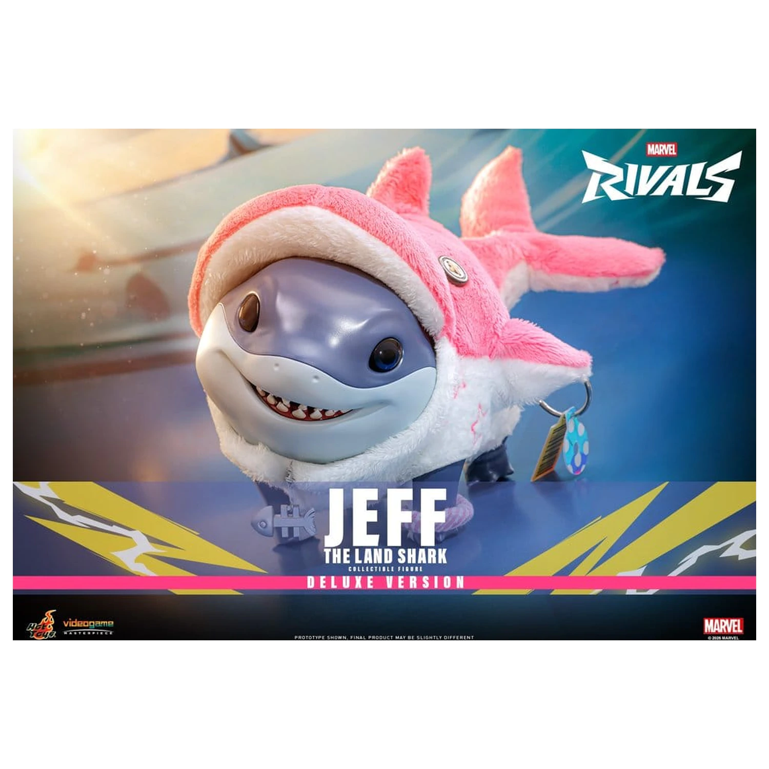 Marvel Rivals Videogame Masterpiece Series Akčná figúrka Jeff the Land Shark (Deluxe Version) 11 cm produktová fotografia
