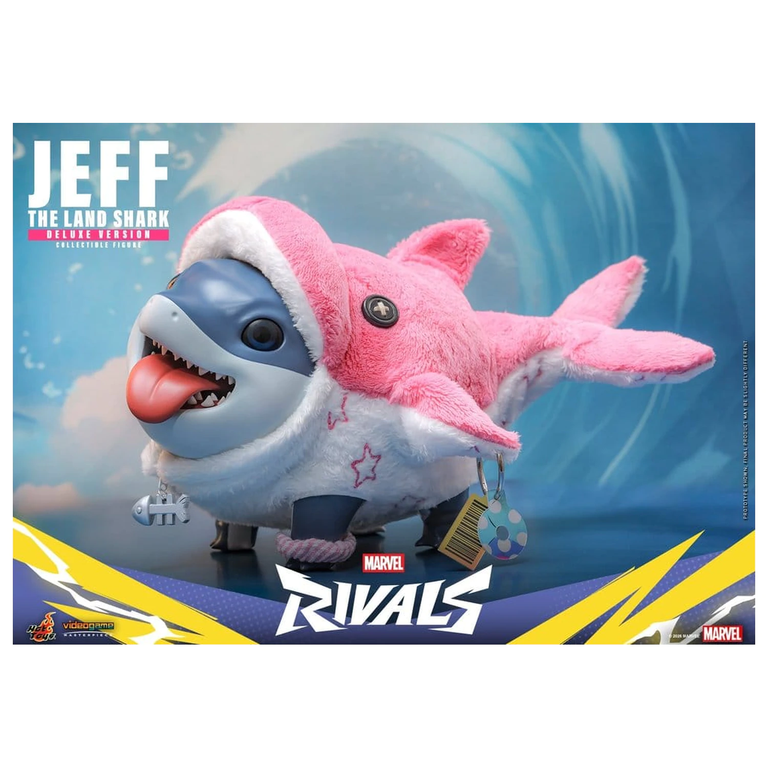 Marvel Rivals Videogame Masterpiece Series Akčná figúrka Jeff the Land Shark (Deluxe Version) 11 cm produktová fotografia