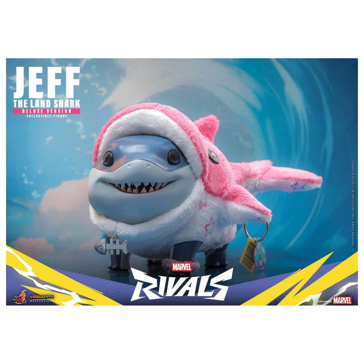 Marvel Rivals Videogame Masterpiece Series Akčná figúrka Jeff the Land Shark (Deluxe Version) 11 cm produktová fotografia