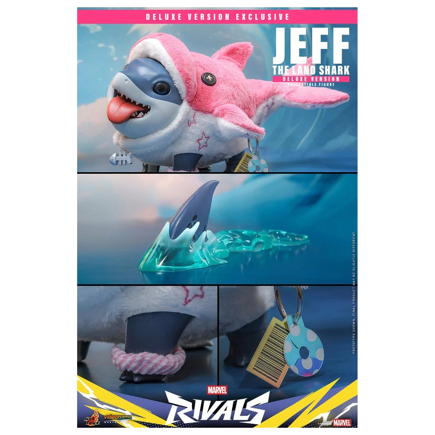 Marvel Rivals Videogame Masterpiece Series Akčná figúrka Jeff the Land Shark (Deluxe Version) 11 cm produktová fotografia