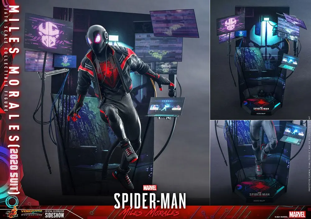 Marvel's Spider-Man: Miles Morales Video Game Masterpiece Akčná figúrka 1/6 Miles Morales (2020 oblek) termékfotó