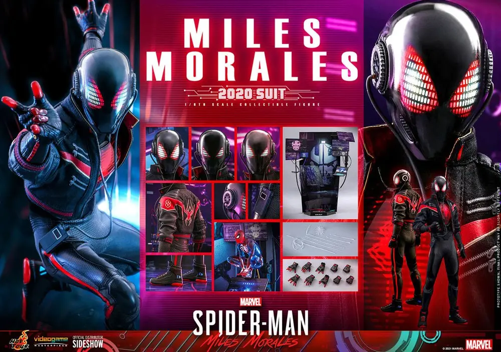 Marvel's Spider-Man: Miles Morales Video Game Masterpiece Akčná figúrka 1/6 Miles Morales (2020 oblek) termékfotó