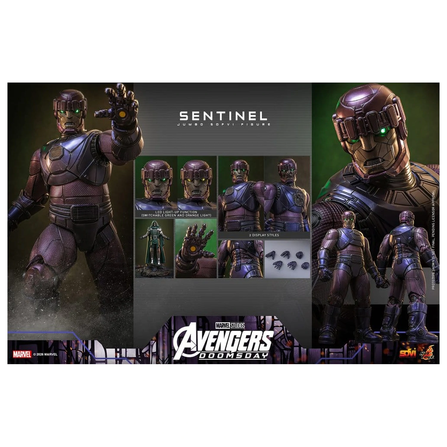 Marvel Sofvi Masterpiece Series Akčná figúrka Sentinel 60 cm produktová fotografia
