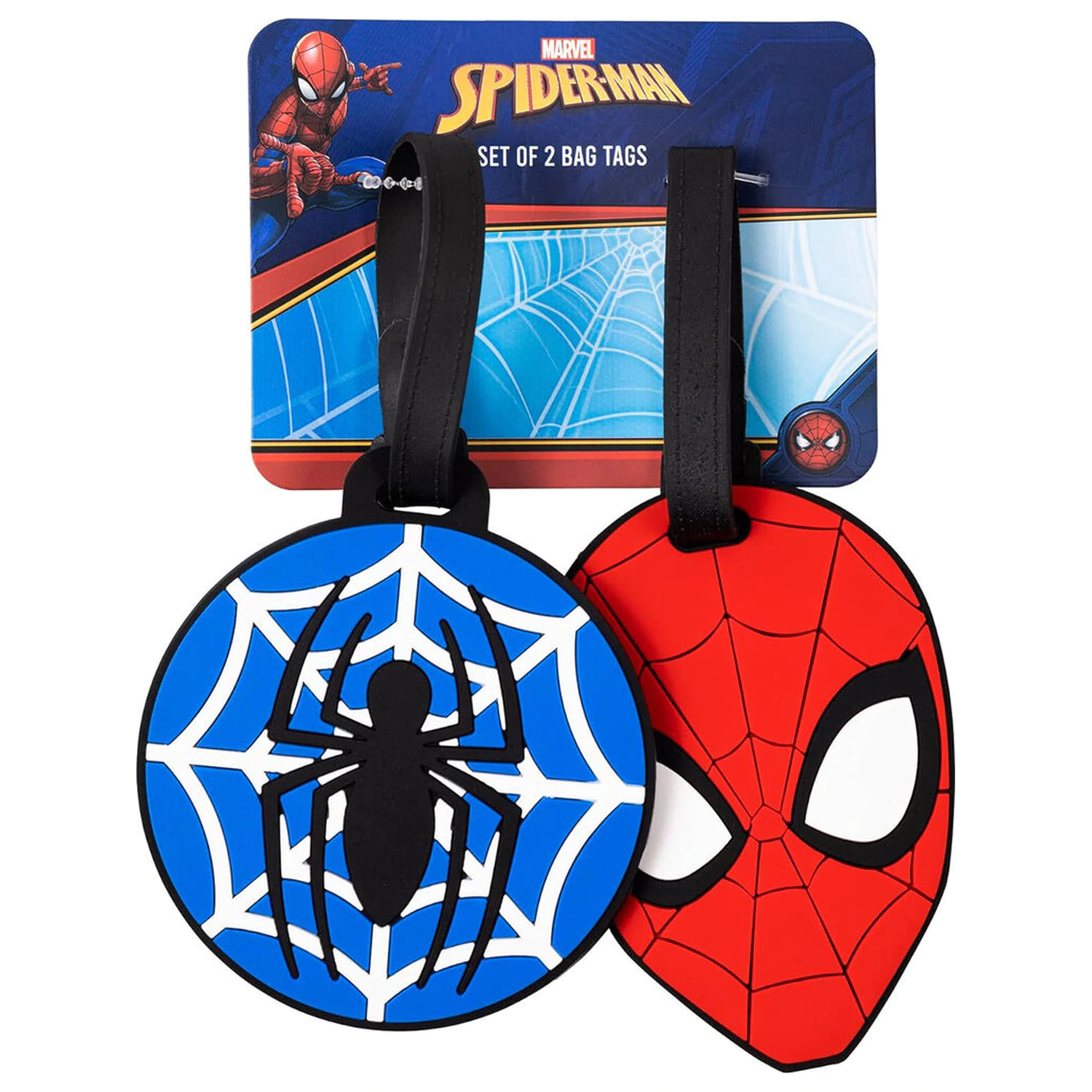 Marvel Spideman súprava 2 štítkov na batožinu produktová fotografia