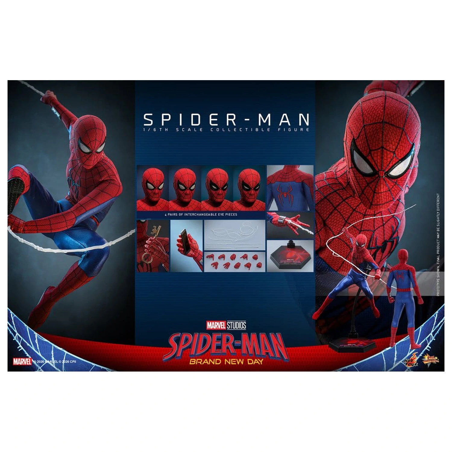 Marvel Spider-Man: Brand New Day akčná figúrka 1/6 Spider-Man 29 cm produktová fotografia