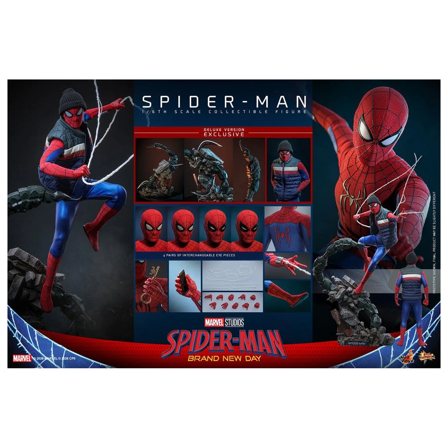 Marvel Spider-Man: Brand New Day akčná figúrka 1/6 Spider-Man (Deluxe Version) 29 cm produktová fotografia