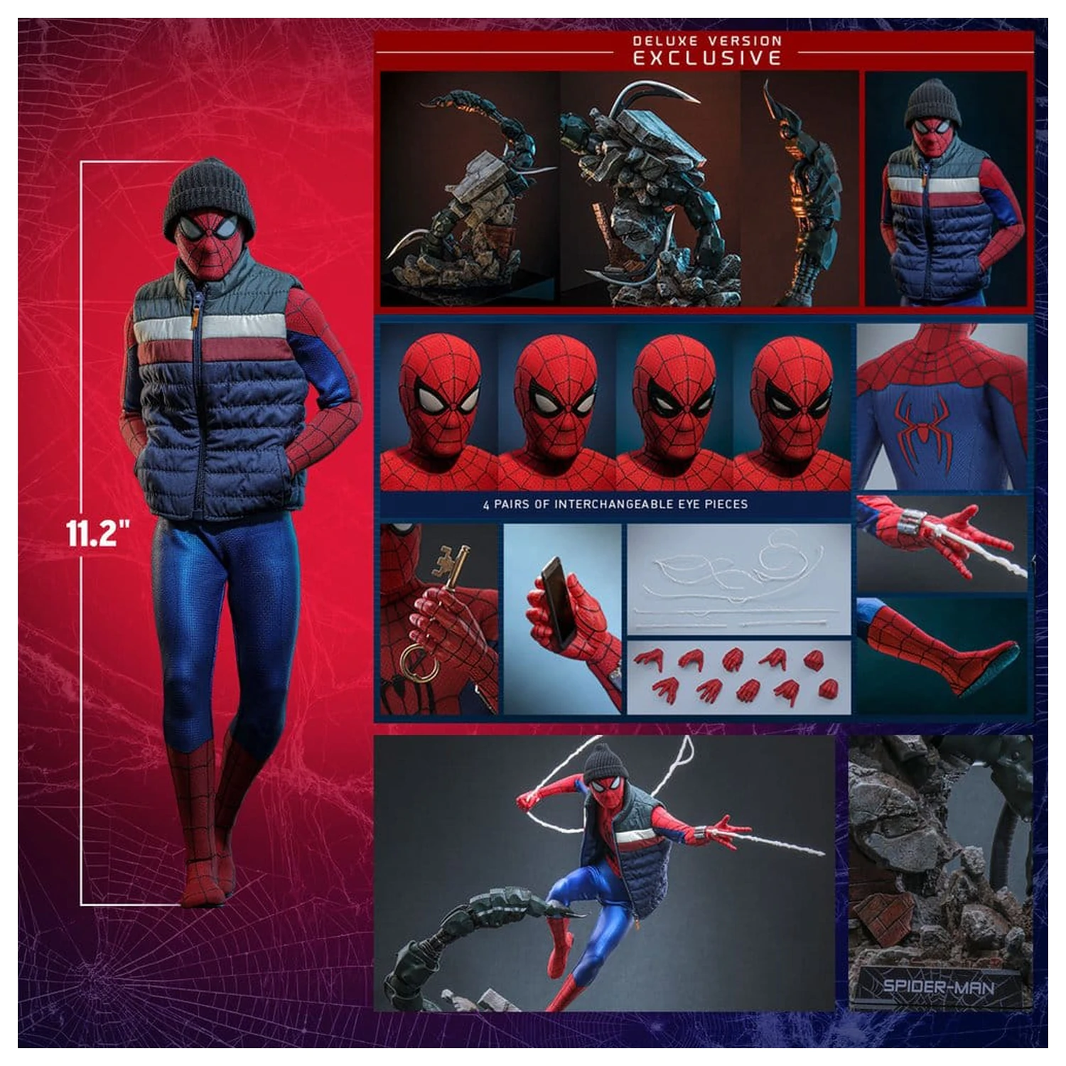 Marvel Spider-Man: Brand New Day akčná figúrka 1/6 Spider-Man (Deluxe Version) 29 cm produktová fotografia