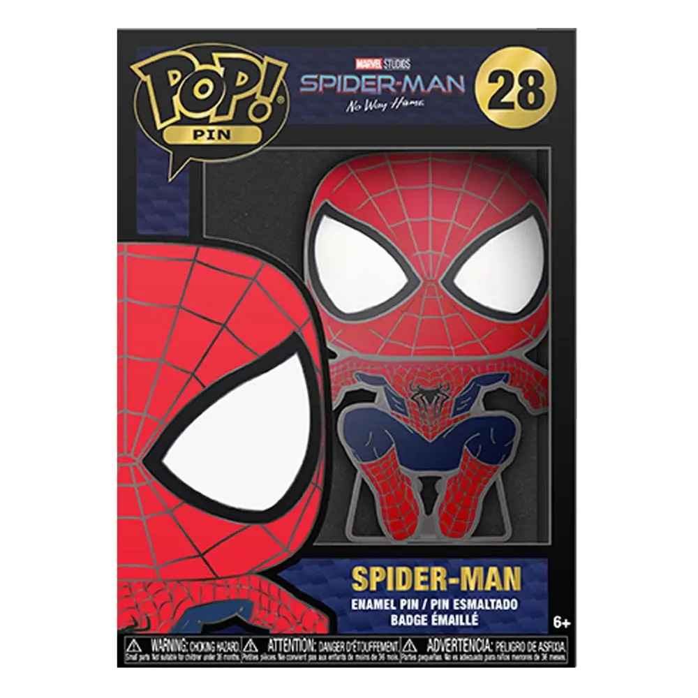 Marvel: Spider-Man POP! Smaltovaný odznak Andrew Garfield 10 cm produktová fotografia