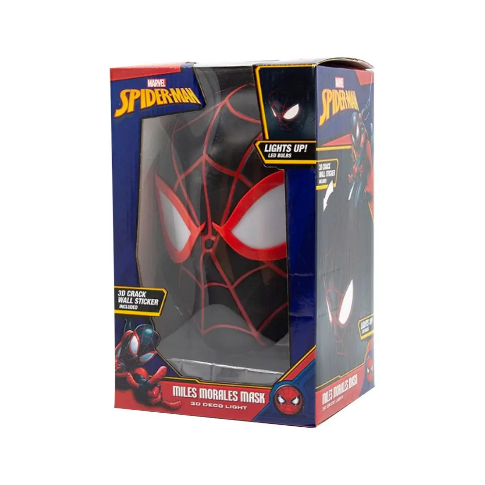 Marvel 3D LED svietidlo Spider-Man Miles Morales Face 3D termékfotó