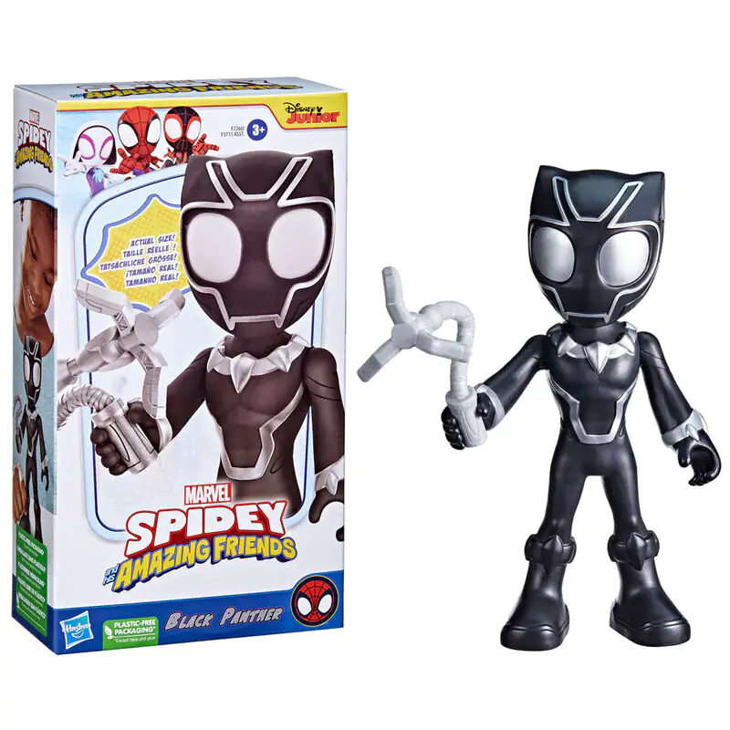 Marvel Spidey Amazing Friends Black Panther figúrka 22 cm produktová fotografia