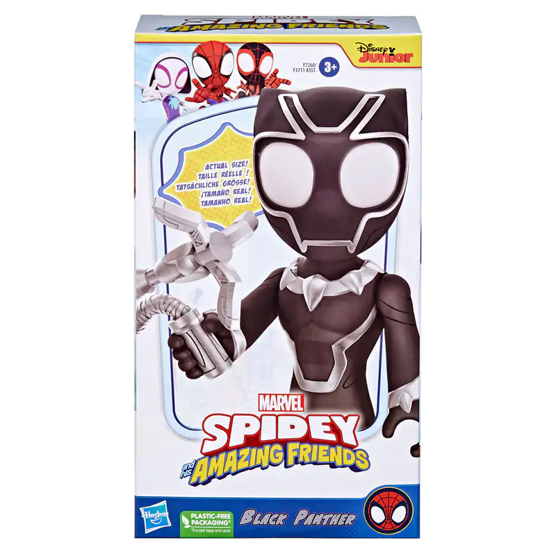 Marvel Spidey Amazing Friends Black Panther figúrka 22 cm produktová fotografia