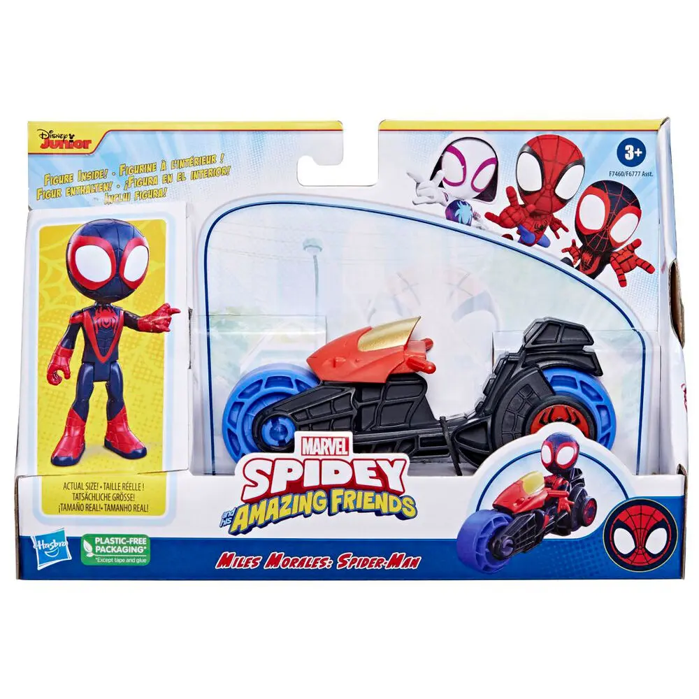 Marvel Spidey Amazing Friends Miles Morales Vehicle motocykel termékfotó