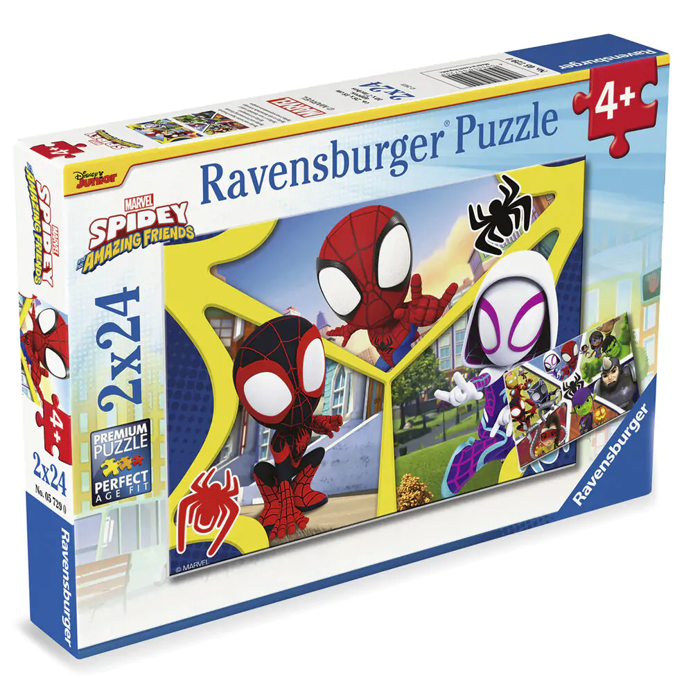 Marvel Spidey Amazing Friends puzzle 2 x 24 dielikov produktová fotografia