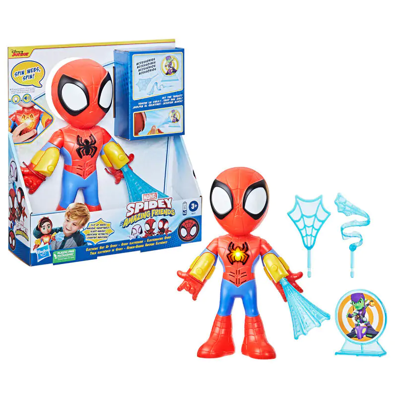 Marvel Spidey Amazing Friends Spidey elektronická obleková figúrka 25cm termékfotó