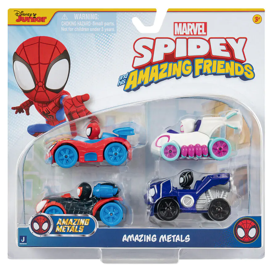 Marvel Spidey Amazing Metals balenie 4 vozidlá produktová fotografia