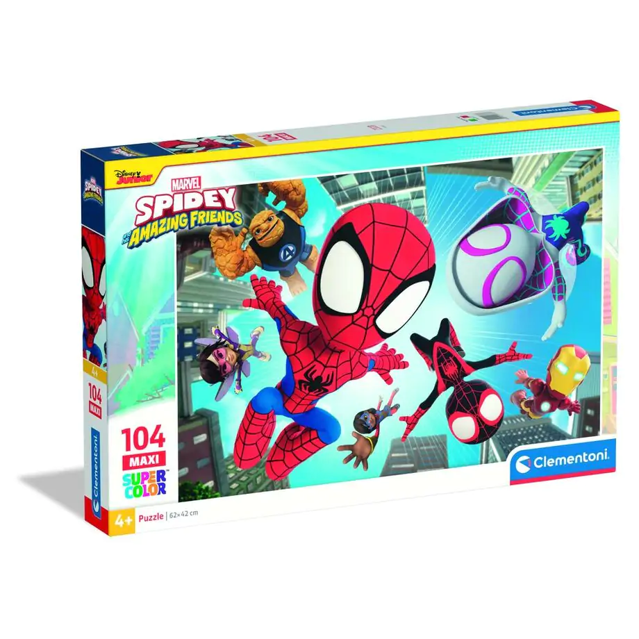 Marvel Spidey and His Amazing Friends maxi puzzle 104 dielikov produktová fotografia