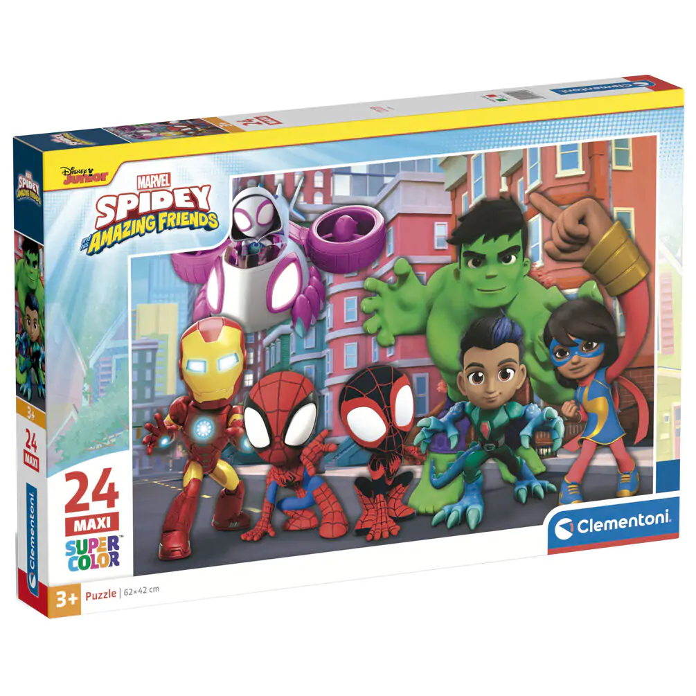 Marvel Spidey and His Amazing Friends maxi puzzle 24 dielikov produktová fotografia