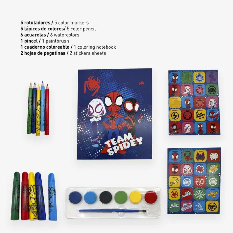 Marvel Spidey and His Amazing Friends ruksak stationery set produktová fotografia
