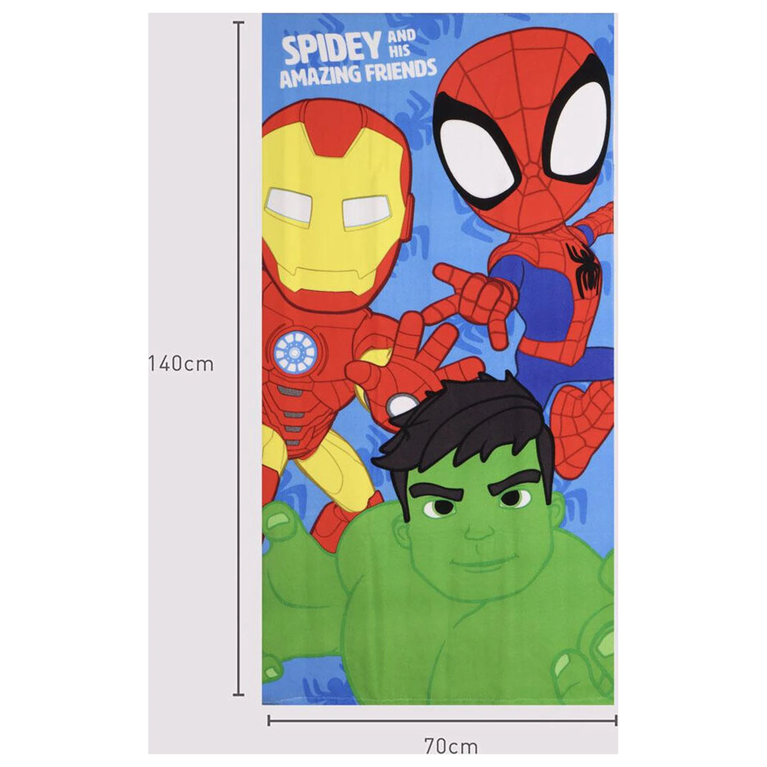 Marvel Spidey mikrovláknová plážová osuška produktová fotografia