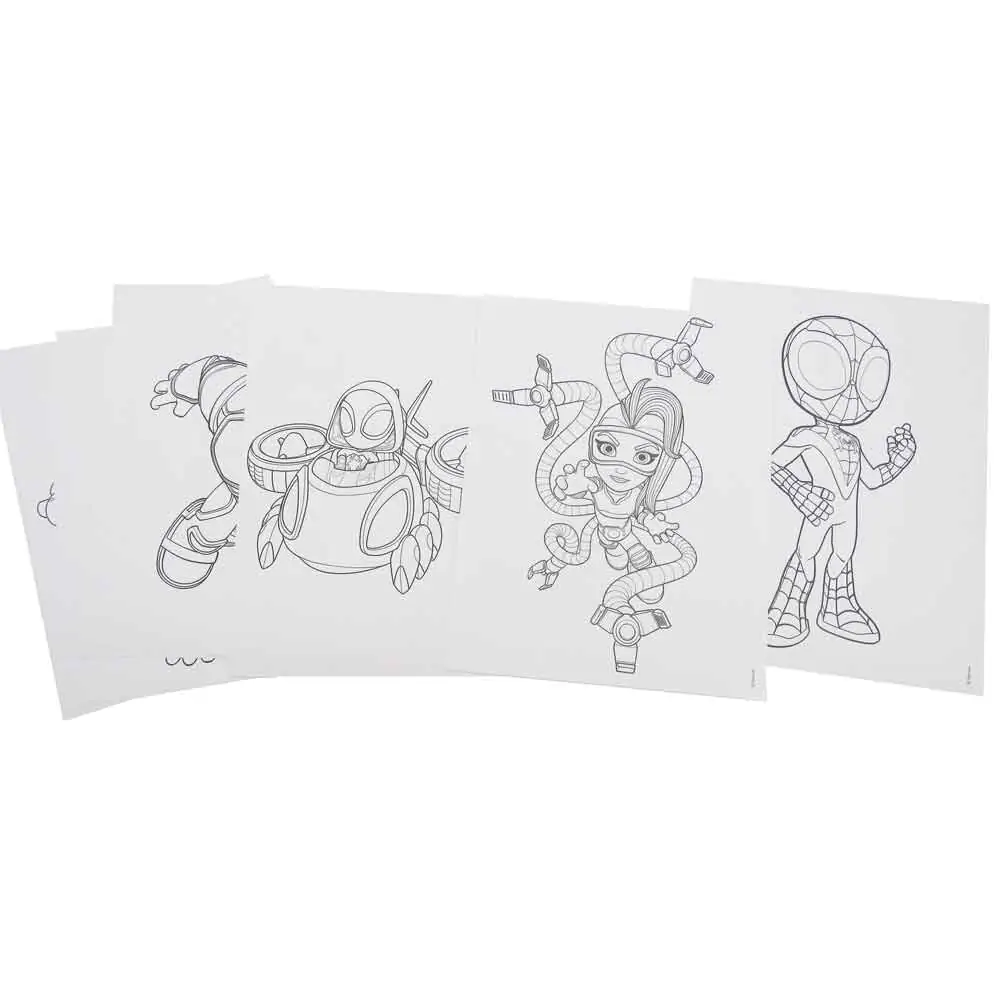 Marvel Spidey omaľovánka s ceruzkami a gumami produktová fotografia