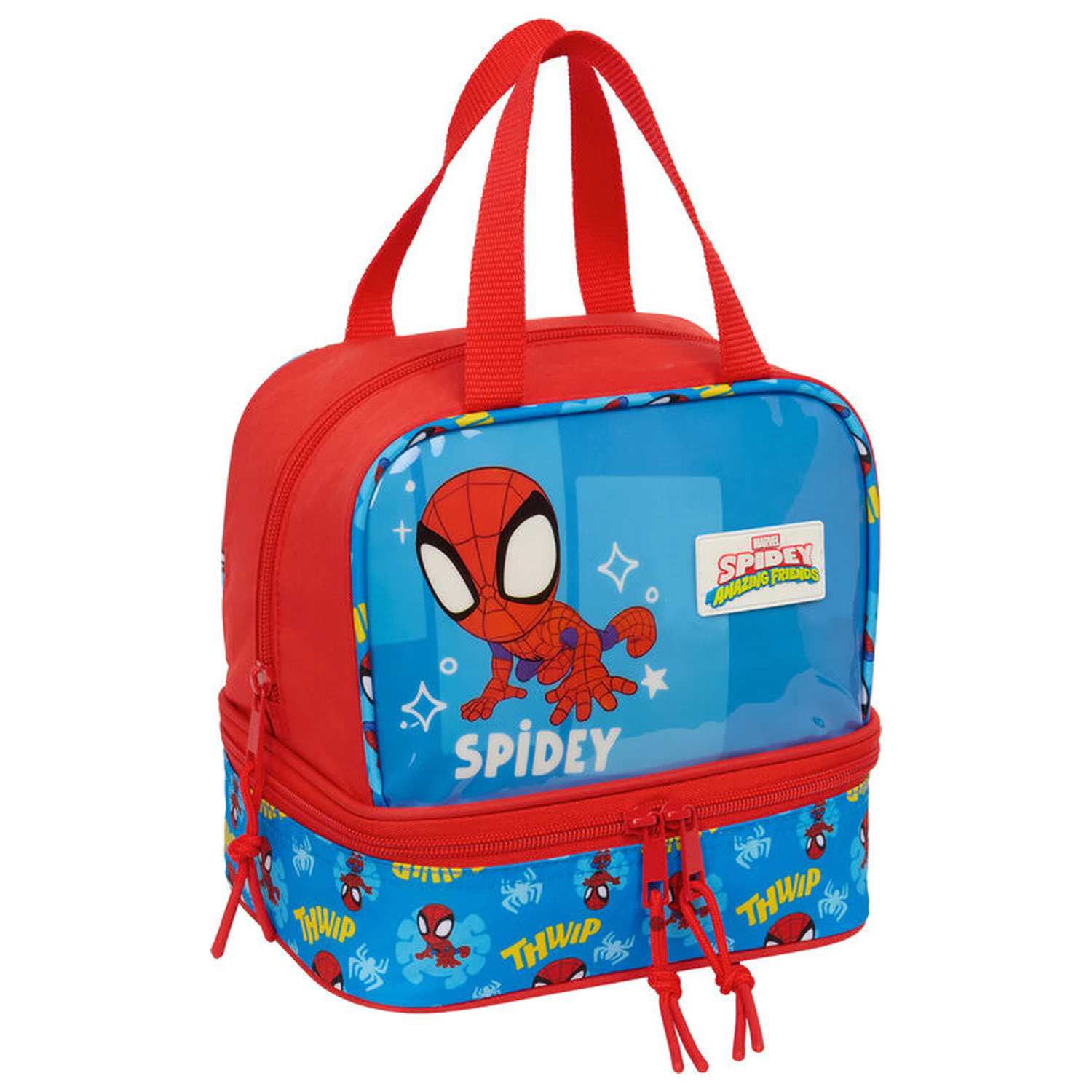 Marvel Spidey obedová taška produktová fotografia