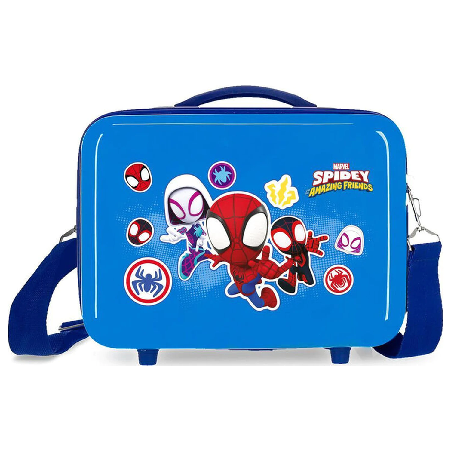 Marvel Spidey Webs Go ABS prispôsobiteľný kozmetický kufrík 29 cm produktová fotografia