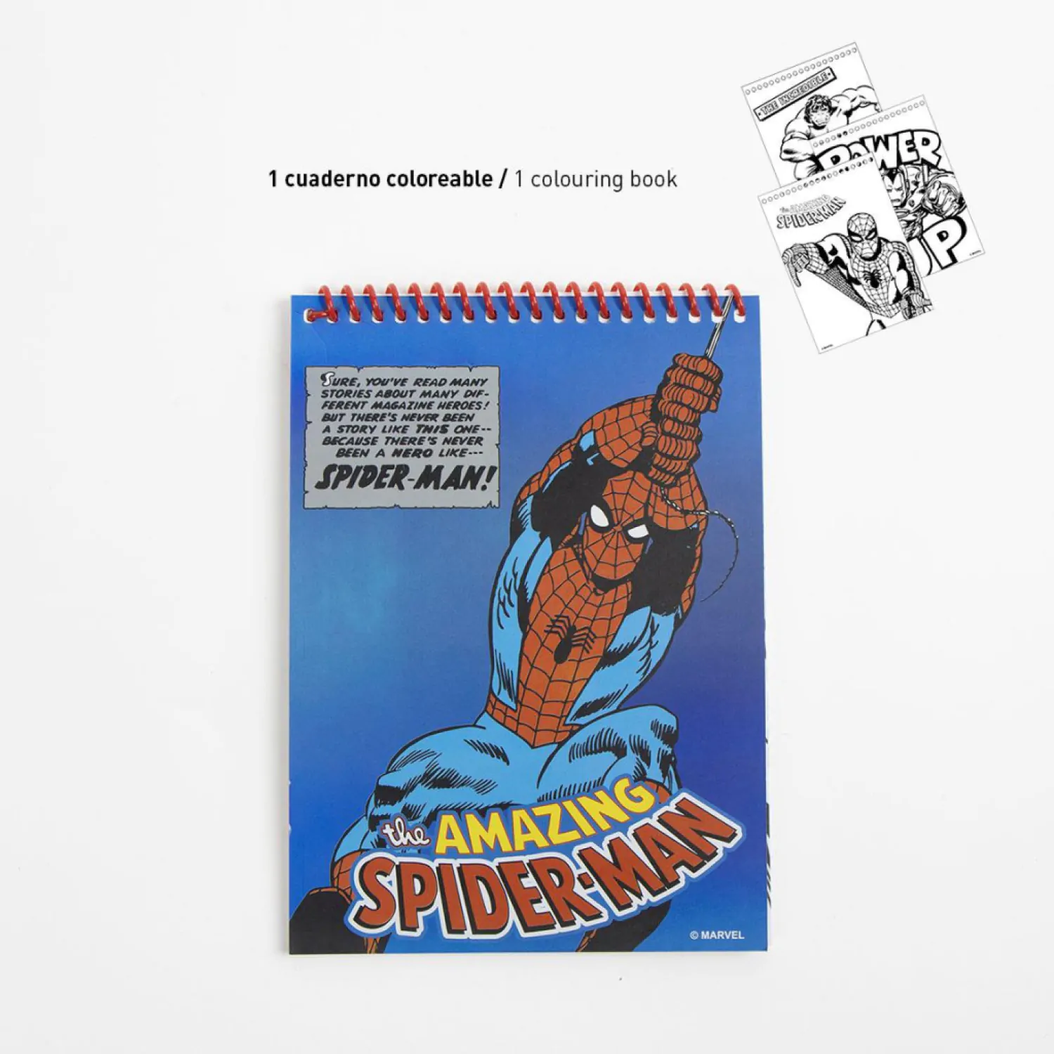 Marvel omaľovánkový stationery set produktová fotografia