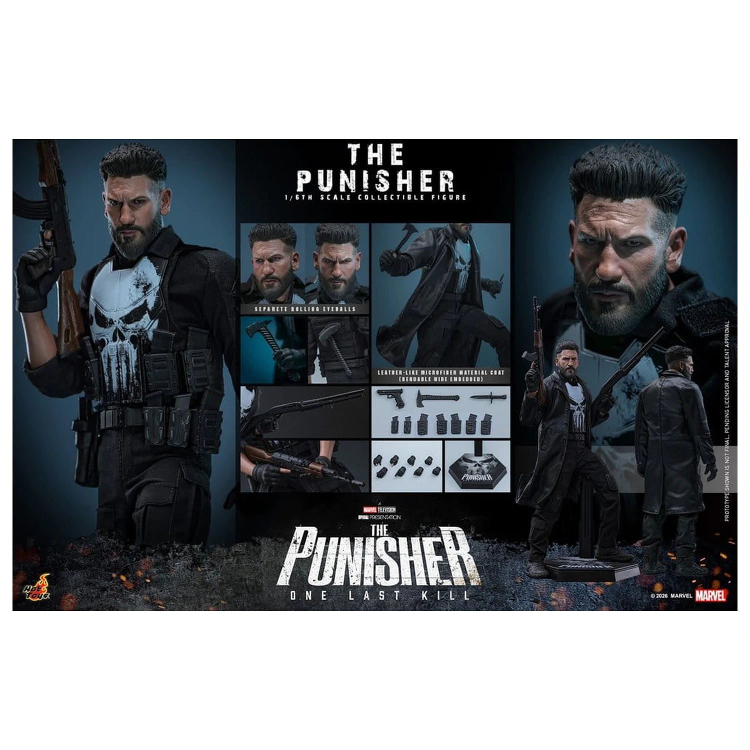 Marvel Television Masterpiece akčná figúrka 1/6 The Punisher 31 cm produktová fotografia