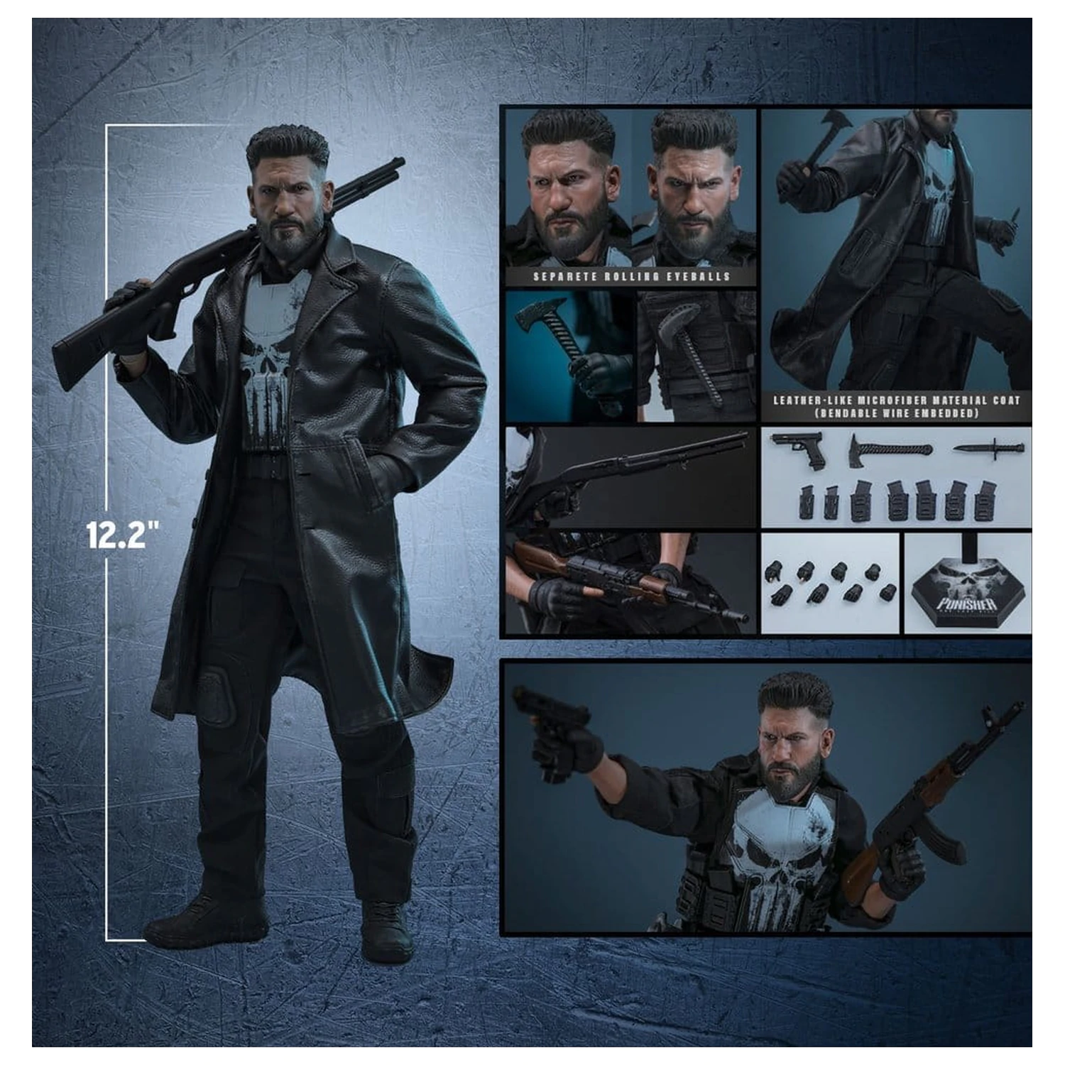 Marvel Television Masterpiece akčná figúrka 1/6 The Punisher 31 cm produktová fotografia