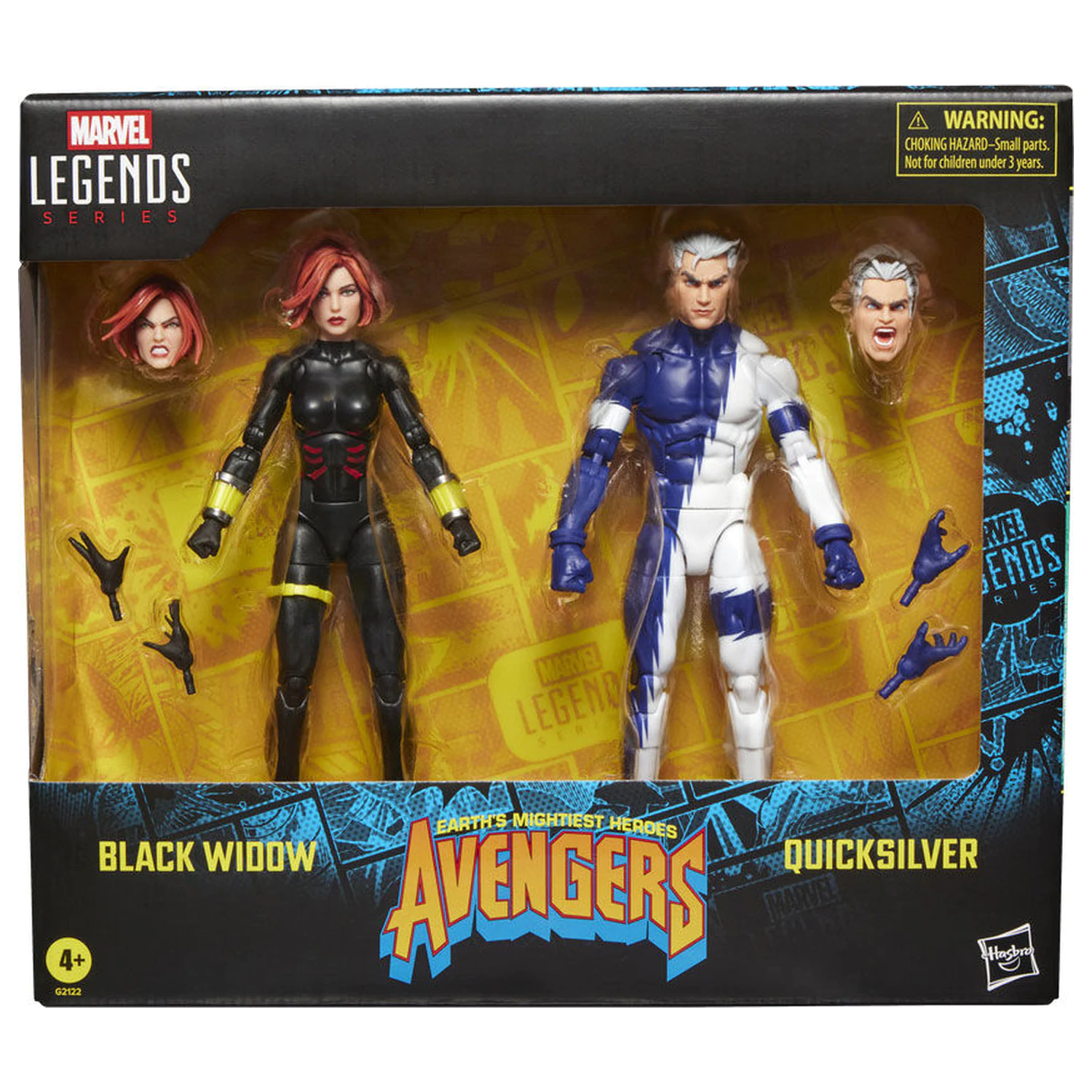 Marvel The Avengers Black Widow a Quicksilver sada 2 figúrok 15cm produktová fotografia