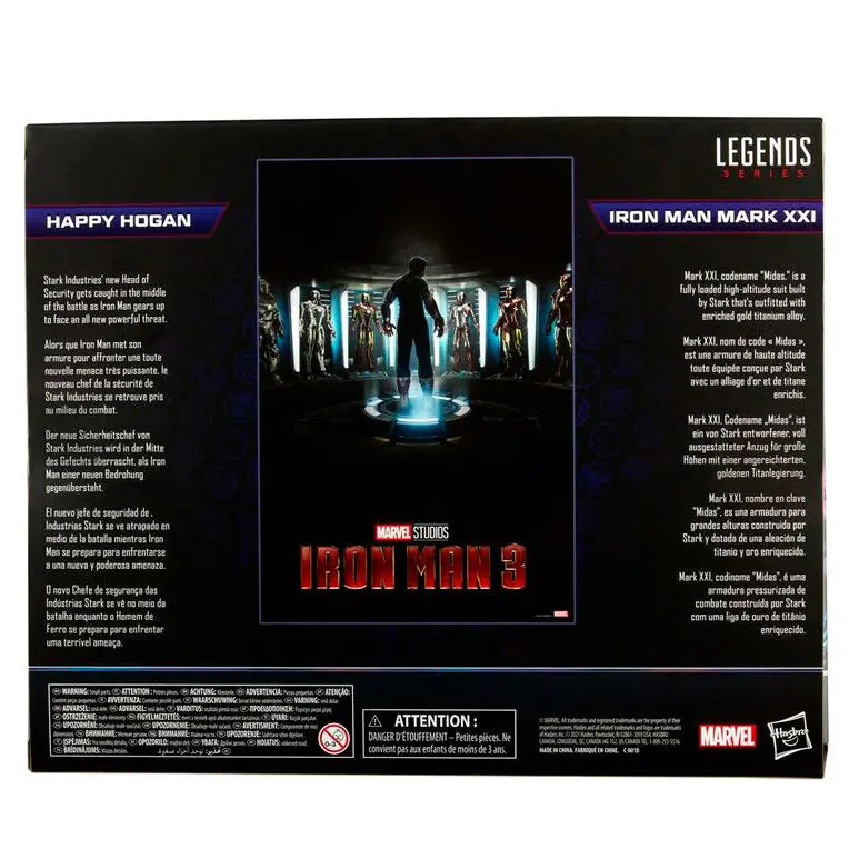 The Infinity Saga Marvel Legends akčná figúrka 2-csomag 2021 Happy Hogan & Iron Man (Iron Man 3) 15 cm termékfotó