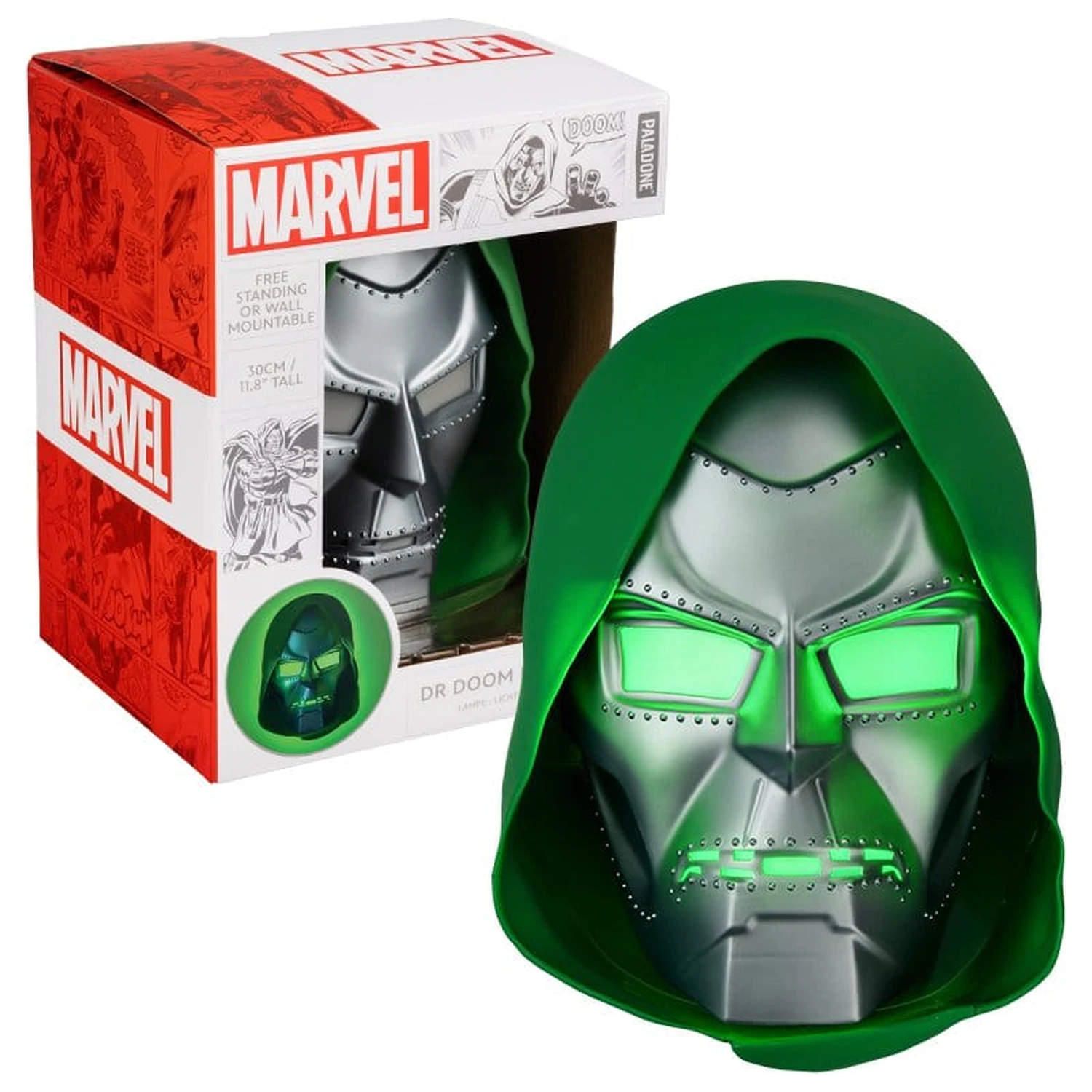 Marvel Universe Svetelná Dr Doom maska 30 cm produktová fotografia