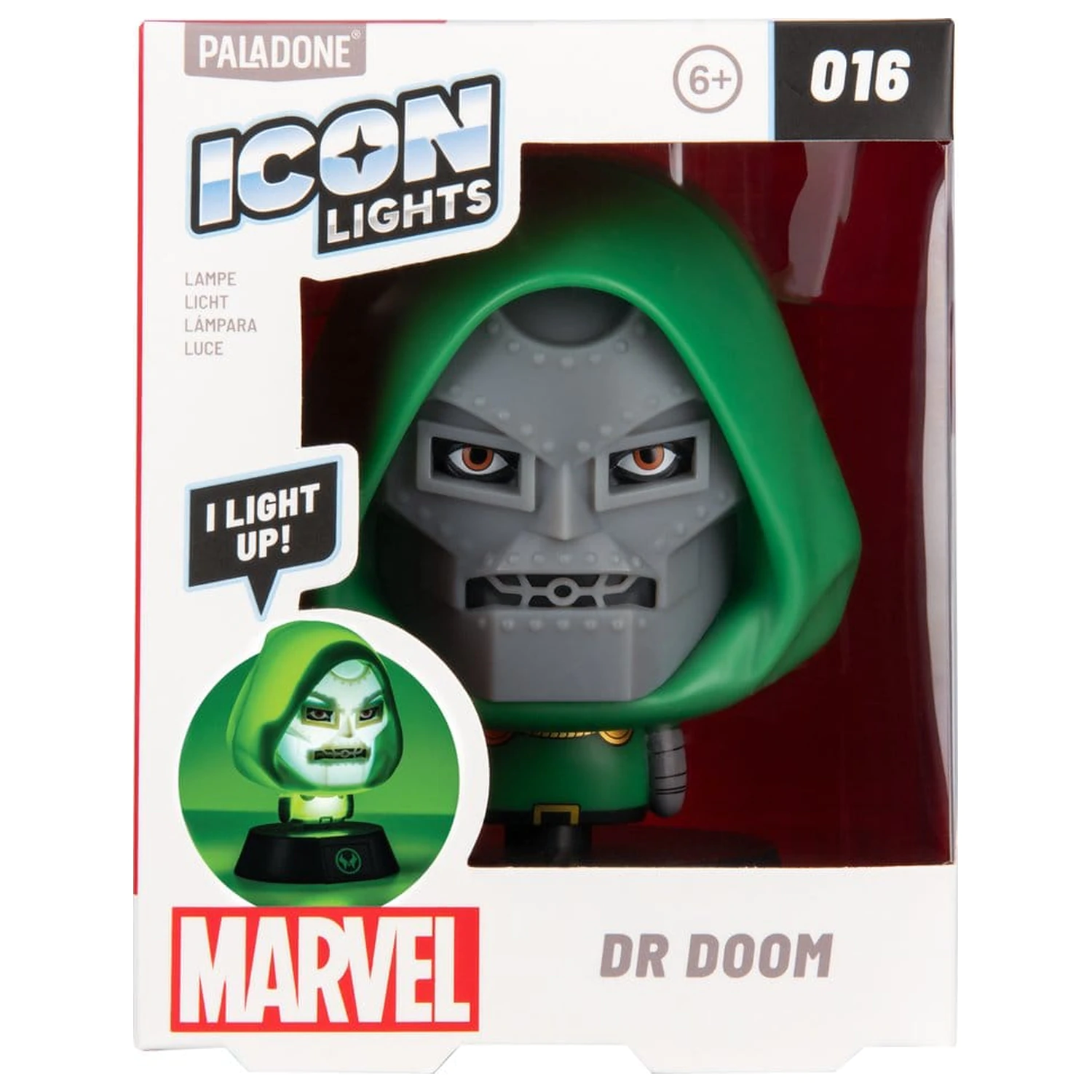 Marvel Universe Icon Light Dr Doom 11 cm produktová fotografia